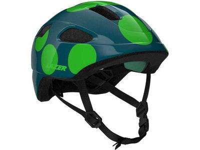 LAZER NutZ KinetiCore Helmet, Green Dots, Uni-Youth