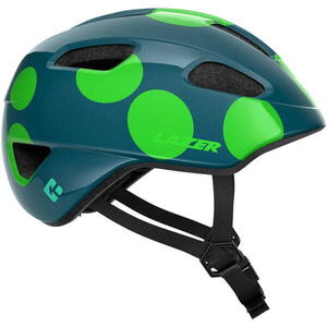 LAZER NutZ KinetiCore Helmet, Green Dots, Uni-Youth click to zoom image