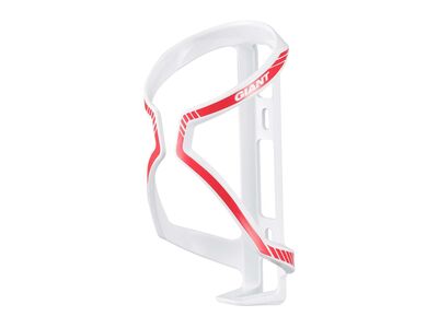 GIANT Airway Sport Bottle Cage  White / Gloss Red  click to zoom image