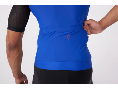 GIANT Race Day Short Sleeve Jersey Black / Blue click to zoom image
