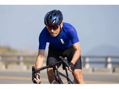 GIANT Race Day Short Sleeve Jersey Black / Blue click to zoom image