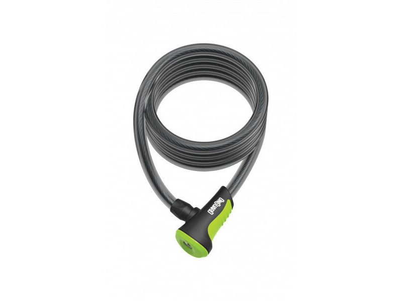 OnGuard Neon Coil Cable Locks 12mm 180cm Green click to zoom image