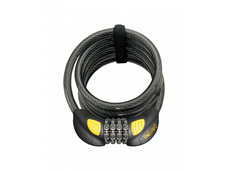 OnGuard Doberman Combo Cable Lock LED 185cm click to zoom image