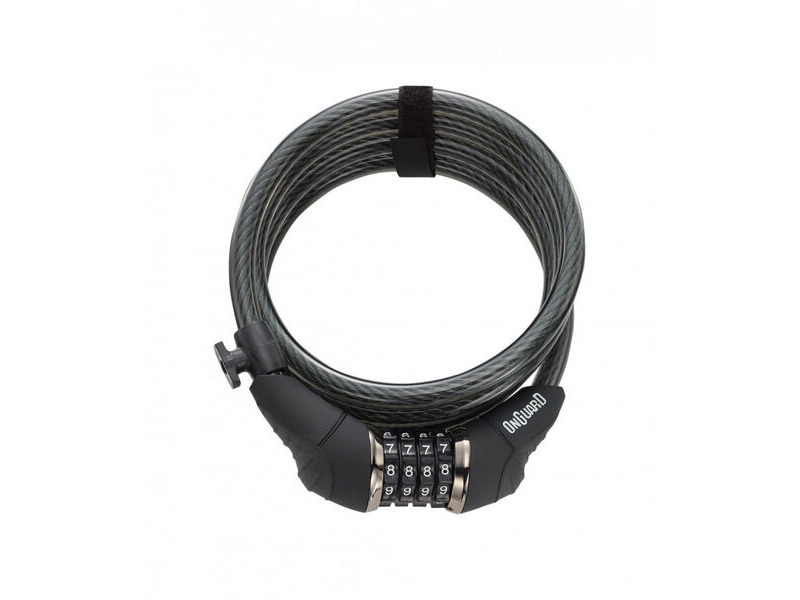 OnGuard Doberman Combo Cable Lock 12mm 185cm Black click to zoom image