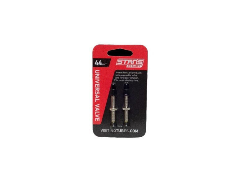 Stan's No Tubes Valve Stem Pair Uni Presta 44mm click to zoom image