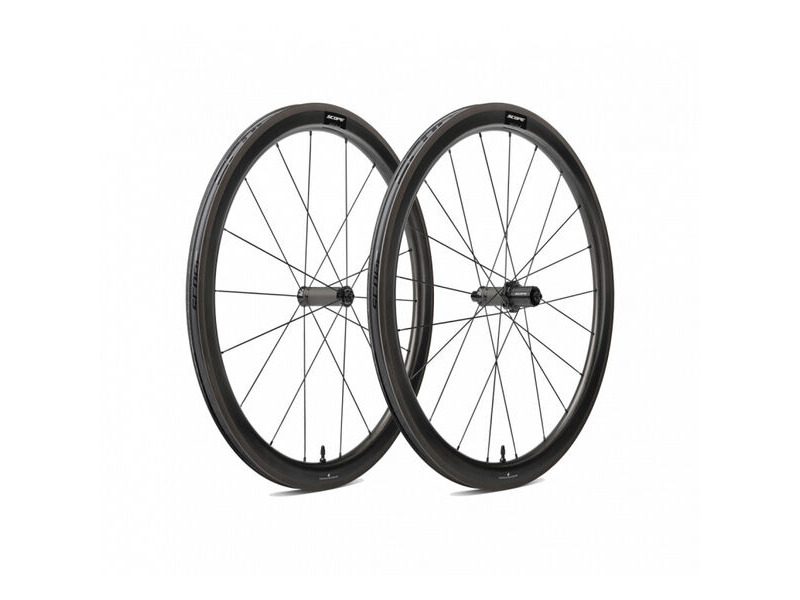 Scope Cycling S4 Rim Carbon Road Wheelset Rim Brake Shimano Carbon click to zoom image