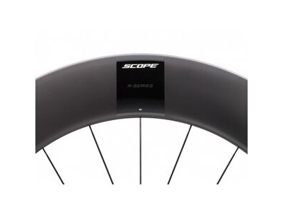 Scope Cycling R8.T V2 85mm TT Wheelset Disc Brake Black Shimano Carbon click to zoom image