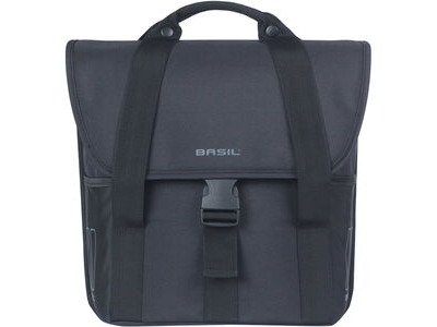 Basil GO single bag, 16L, solid black click to zoom image