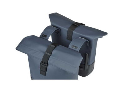 Basil Cove double pannier bag, blue click to zoom image