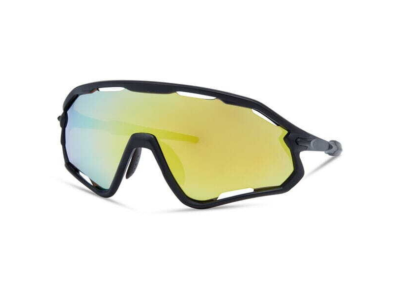 MADISON Code Breaker II Sunglasses - 3 pack - matt black / bronz mirror / amb / clr lens click to zoom image