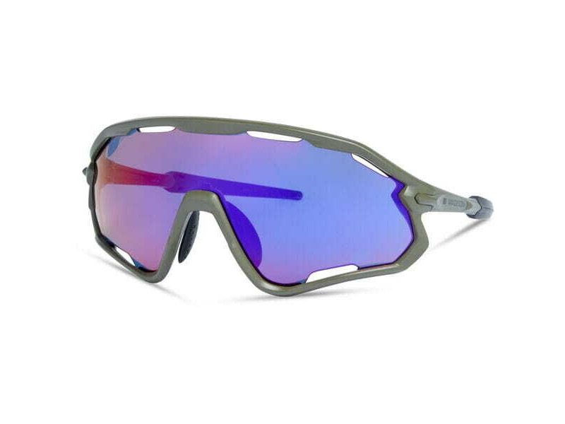 MADISON Code Breaker II Sunglasses - midnight green / purple mirror click to zoom image