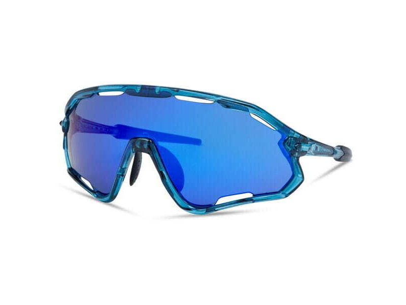 MADISON Code BreakerII Sunglasses - 3 pack - crystal gloss blue / blue mirr / amb / clr click to zoom image