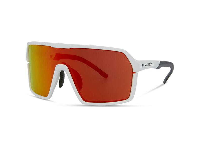 MADISON Crypto Glasses - 3 pack - gloss white / fire mirror / amber & clear lens click to zoom image