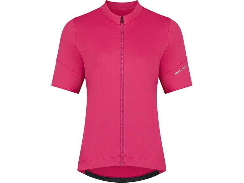 MADISON Flux Women's Short Sleeve Jersey, magenta pink click to zoom image