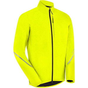 MADISON Freewheel Men's Waterproof Jacket, hi-viz yellow click to zoom image