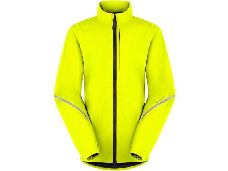 MADISON Freewheel Women's Waterproof Jacket, hi-viz yellow click to zoom image