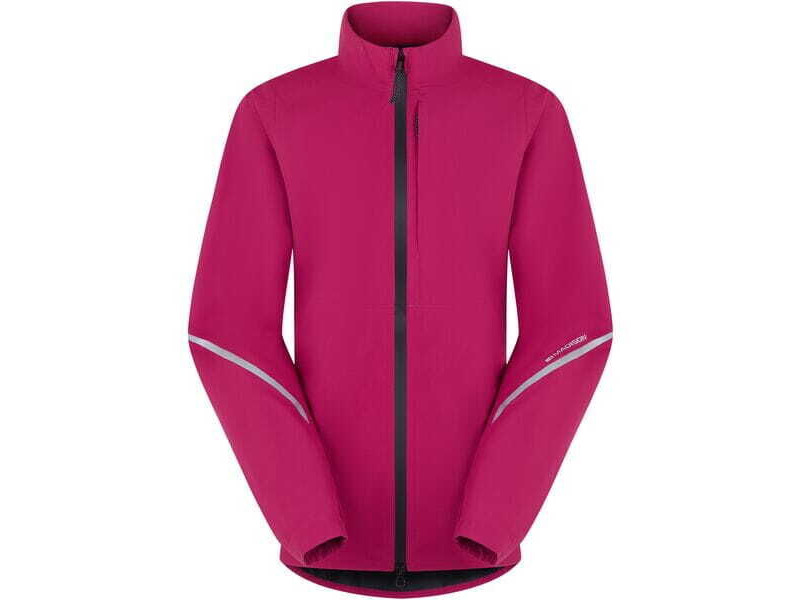 MADISON Freewheel Women's Waterproof Jacket, magenta pink click to zoom image