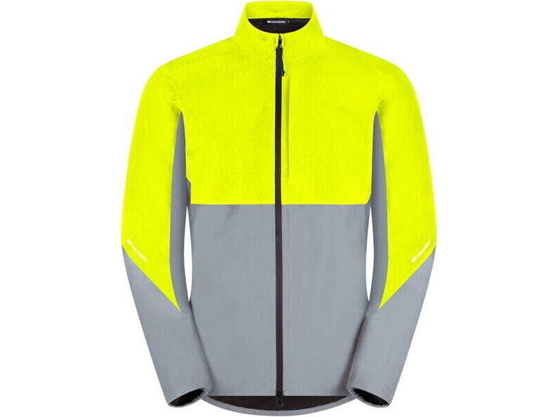 MADISON Stellar Ultra Reflective Men's Waterproof Jacket, reflective / hi-viz yellow click to zoom image