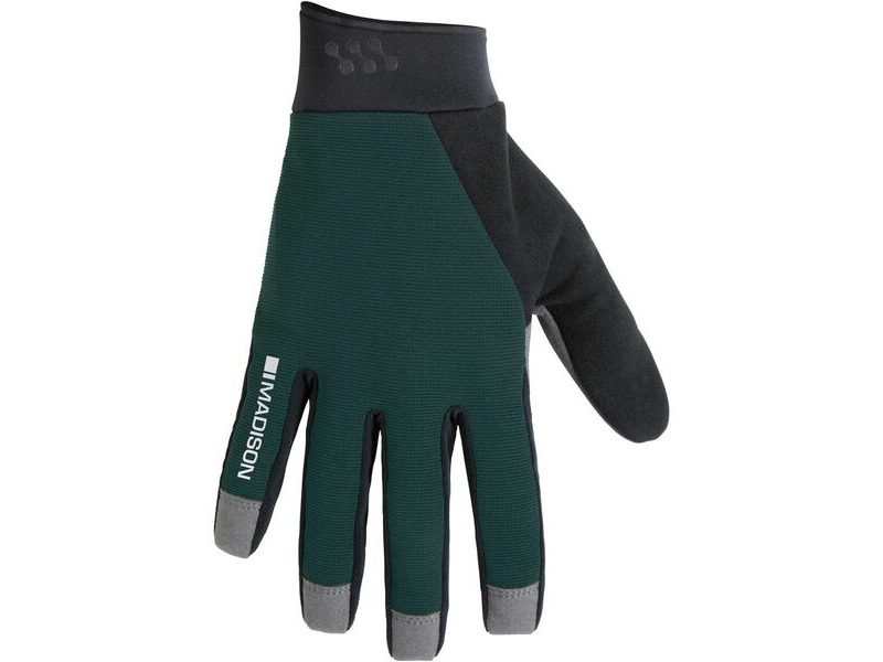MADISON Freewheel Gel Pad Trail Gloves, botanical green click to zoom image
