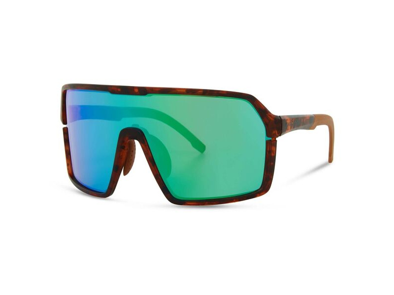 MADISON Crypto Dark Tortoiseshell Sunglasses - 3 Lens Pack - Green Mirror/Amber/Clear click to zoom image