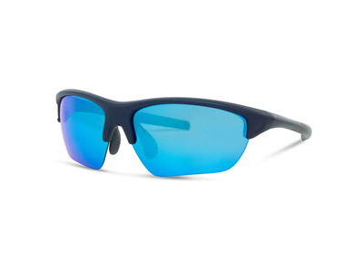 MADISON Mission Ink Navy Sunglasses - Blue Mirror Lens