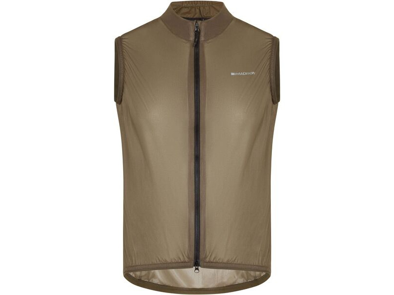 MADISON Flux 2L Ultra Packable Waterproof Gilet - men's - midnight green click to zoom image