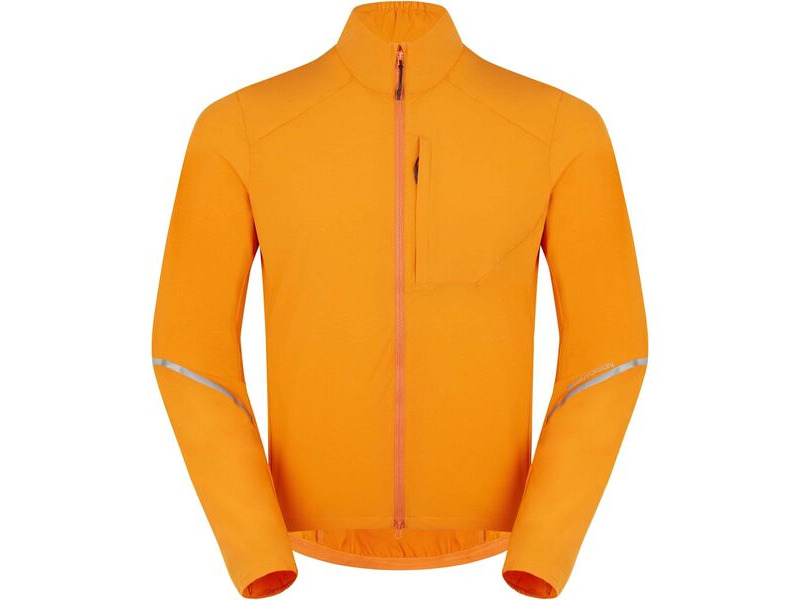 MADISON Freewheel Windproof Packable Jacket - men's - mango orange click to zoom image