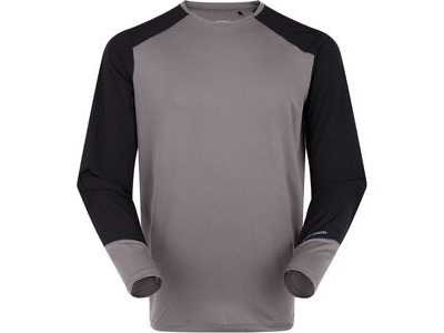 MADISON Flux Men's Long Sleeve Trail Jersey, ash grey / black